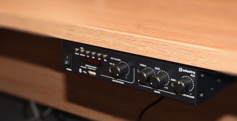 Adastra A22, stereo PA zesilovač MP3/BT/FM