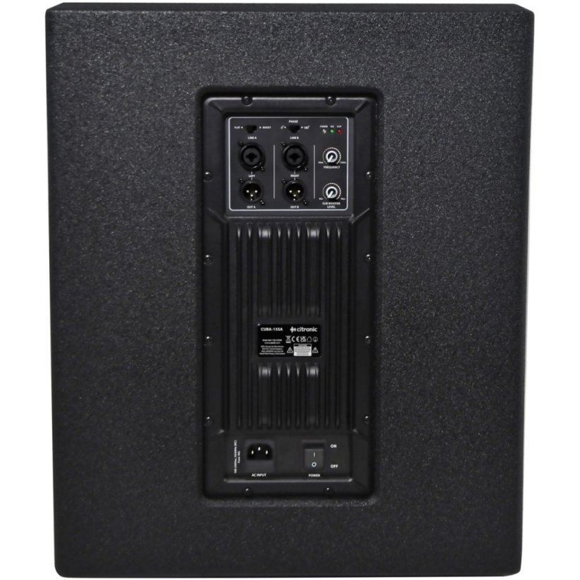 Citronic CUBA-15SA, aktivní 15" subwoofer, 800W