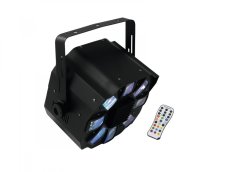 Eurolite LED Shogun 6x 3W RGBAWP s DO DMX, paprskový efekt Eurolite LED Shogun 6x 3W RGBAWP s DO DMX, paprskový efekt