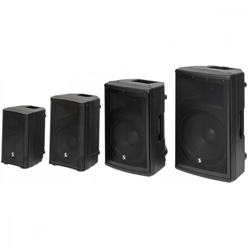Stagg AS12, aktivní 12" reprobox MP3/BT/USB/TWS, 150W