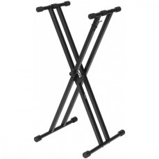 Stagg KXSQ5, dvojitý klávesový stojan, šroubovaný Stagg KXSQ5, dvojitý klávesový stojan, šroubovaný