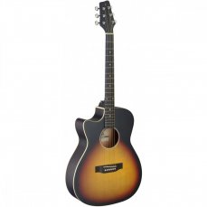 Stagg SA35 ACE-VS LH, elektroakustická kytara typu Auditorium, levoruká