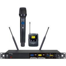 Citronic TU2-C, 2-kanálový mikrofonní set, 823-832 / 863-865 MHz