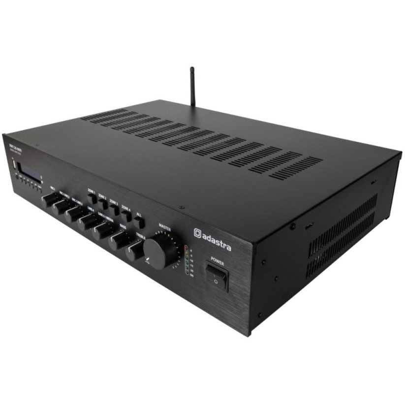 Adastra RM120-WIFI, 100V mixážní 4-zónový zesilovač, RM-WiFi/BT/USB