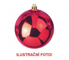 Vánoční dekorační ozdoba, 30 cm, červená, 1 ks - použito (83501280)