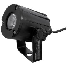Eurolite LED spot 3W, 6000K, 6, černý, bodový reflektor - opraveno (51916000)