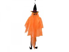 Halloween duch s čarodějnickým kloboukem, 150 cm Halloween duch s čarodějnickým kloboukem, 150 cm