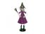 Malá čarodejnice, kovová, 102 cm purpurová