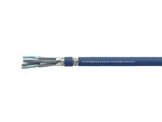 Helukabel audio kabel AES/EBU, 4x2x0,25 mm, modrý, 100 m role