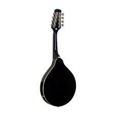 Stagg M50 E BLK, elektroakustická bluegrassová mandolína, černá