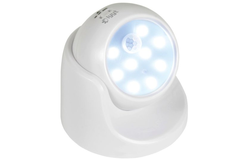 Lyyt  MOTION-SW, bezdrátové LED světlo s pohybovým senzorem, bílé