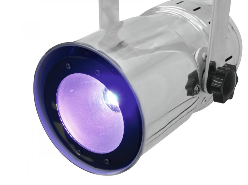 Eurolite LED PAR-30 COB reflektor RGB 30W, stříbrný