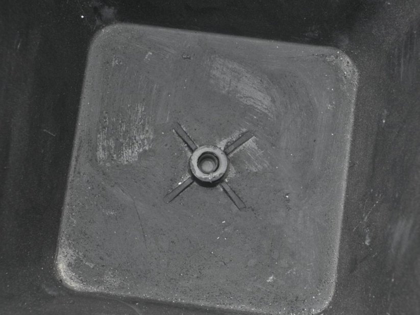 Květináč STONA-33, Krychlový, malý, šedý