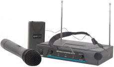 QTX VHN2, 2-kanálový bezdrátový mikrofonní set 174,1 MHz / 175,0 MHz