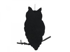 Halloween silueta sovy, 62 cm Halloween silueta sovy, 62 cm