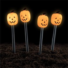 Světla ve tvaru dýně, 4 LED