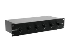 Omnitronic 6-ti zónový PA ovladač hlasitosti 20W mono, černý