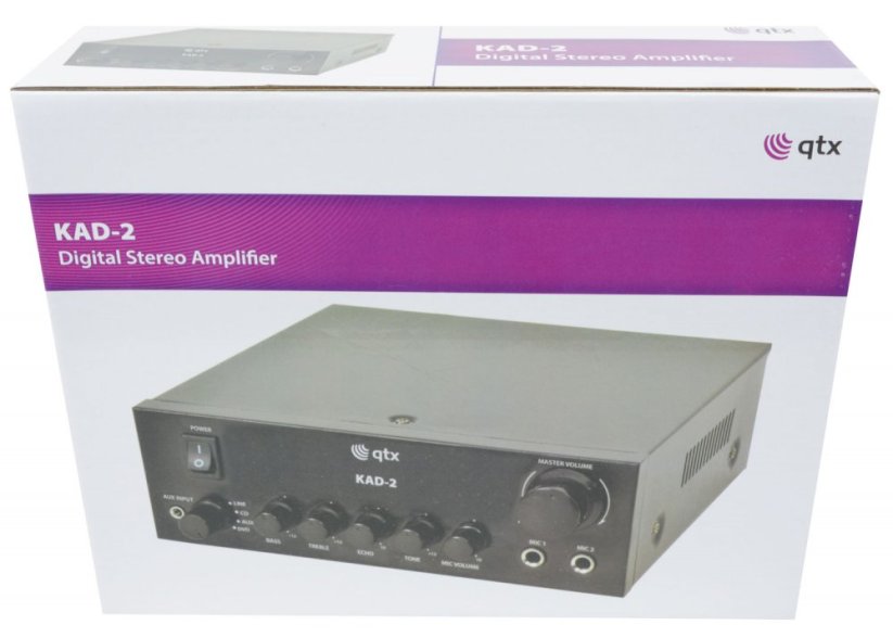 QTX KAD-2 digitální stereo zesilovač, 2x40W