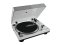 Omnitronic BD-1380 USB, gramofon s řemínkovým pohonem, stříbrný