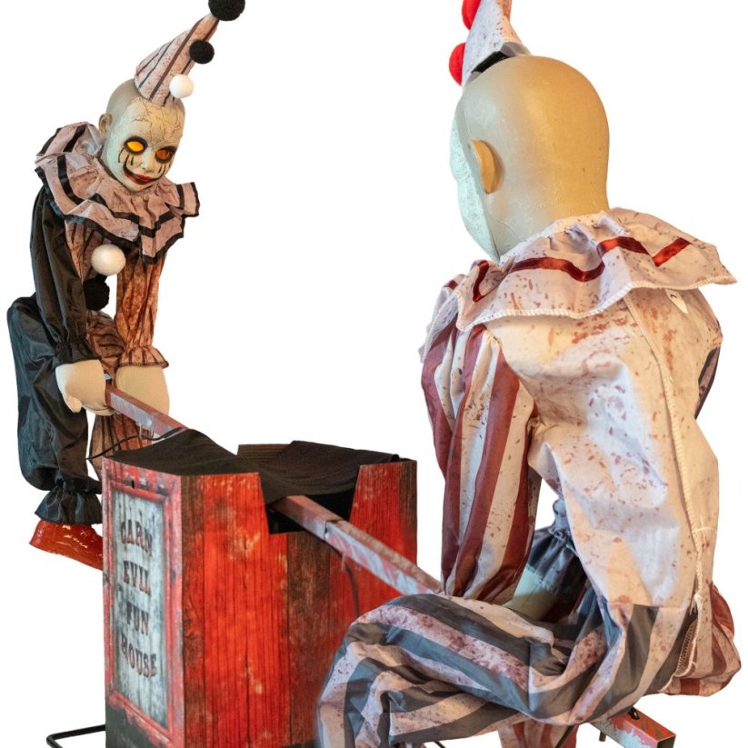 Halloween klauni na houpačce, 125 cm