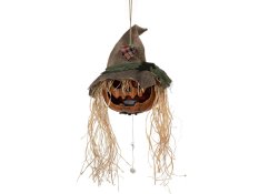 Halloweenská dýňová hlava, 70 cm