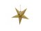 Star Lantern, papírová hvězda 40cm, zlatá