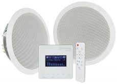Adastra WA-215, nástěnný zesilovač a podhledové reproduktory, 30W, bílé Adastra WA-215, nástěnný zesilovač a podhledové reproduktory, 30W, bílé