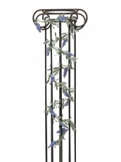 Kvetoucí girlanda, modrá, 180 cm