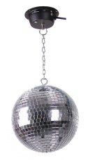 Eurolite sada zrcadlové koule 20 cm s reflektorem Eurolite sada zrcadlové koule 20 cm s reflektorem