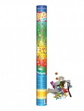 Párty konfety vystřelovací XL 60 cm, multicolor