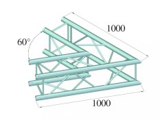 Alutruss Quadlock S6082C-20 2-Way Corner 60