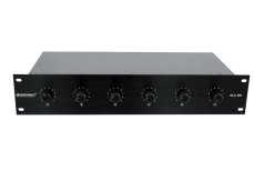 Omnitronic 6-ti zónový PA ovladač hlasitosti 30W stereo, černý Omnitronic 6-ti zónový PA ovladač hlasitosti 30W stereo, černý