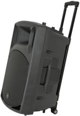 QTX QX15PA-PLUS, mobilní 15" zvukový systém MP3/BT/FM/2x UHF, 250W