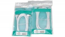 AV:link kabel koaxiální lomený 2x samec, 2m