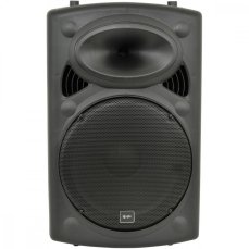 QTX QR15PA, mobilní 15" zvukový systém MP3/SD/USB/2x VHF, 250W