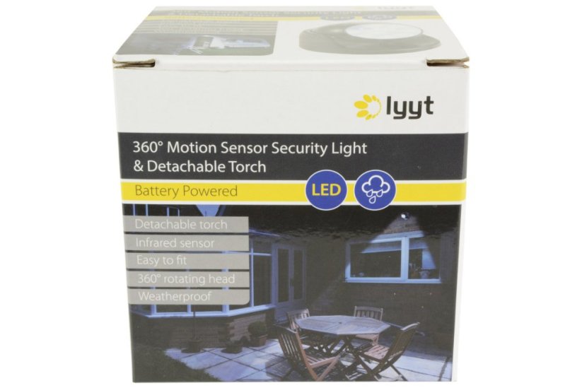 Lyyt  MOTION-SW, bezdrátové LED světlo s pohybovým senzorem, bílé