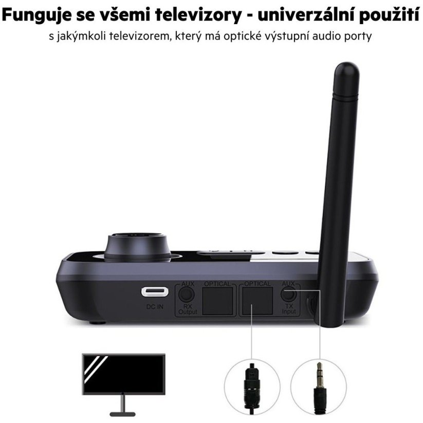 Omnitronic BDT-5.0, Bluetooth přijímač/vysílač/bypass