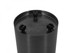 Europalms STEELECHT-35 Nova, nerezový květináč v antracitové barvě, 35 cm