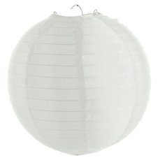Nylonový lampion 30 cm, bílá Nylonový lampion 30 cm, bílá