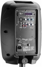 Stagg KMS8, aktivní 8" reprobox MP3/BT/USB/FM, 100W