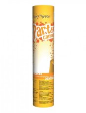 Párty konfety vystřelovací 20 cm, zlaté Párty konfety vystřelovací 20 cm, zlaté