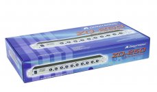 Omnitronic ZD-250, zónový distributor, stříbrná