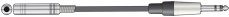 Citronic S6J-EXT600, kabel stereo Jack samec/stereo Jack samice, 6m