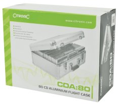 Citronic CDA-80 Hliníkový přepravní kufr na CD Citronic CDA-80 Hliníkový přepravní kufr na CD