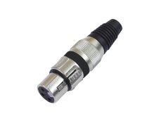 Omnitronic XLR zásuvka 3-pin na kabel, balení 10ks