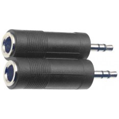Stagg AC-PFSJMSH, redukce samice jack 1/4" - mini stereo jack, 2ks Stagg AC-PFSJMSH, redukce samice jack 1/4" - mini stereo jack, 2ks