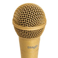 Stagg SDM50 GD, dynamický mikrofon, speciální zlatá edice