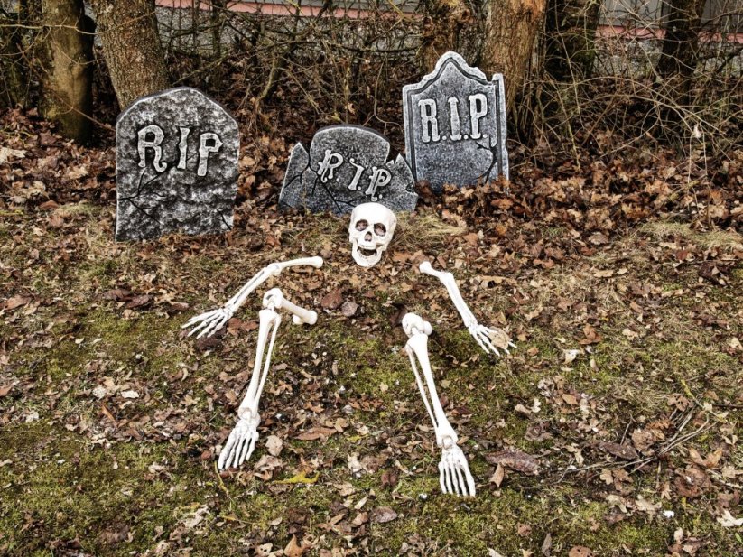 Halloween náhrobky Set