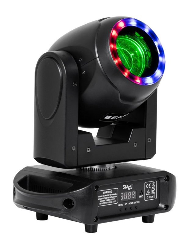 Stagg SPECTER 100-0, otočná hlavice Spot, 1x 80W COB LED, DMX