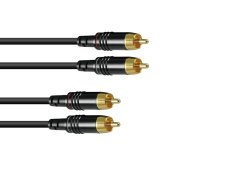 Sommer cable Onyx 2x2 RCA cable 2x 0,25 mm, 0,5 m Sommer cable Onyx 2x2 RCA cable 2x 0,25 mm, 0,5 m